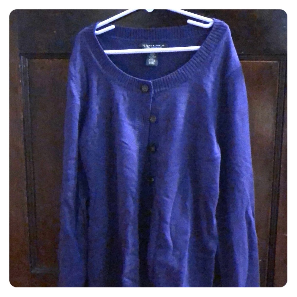 Banana Republic purple sweater